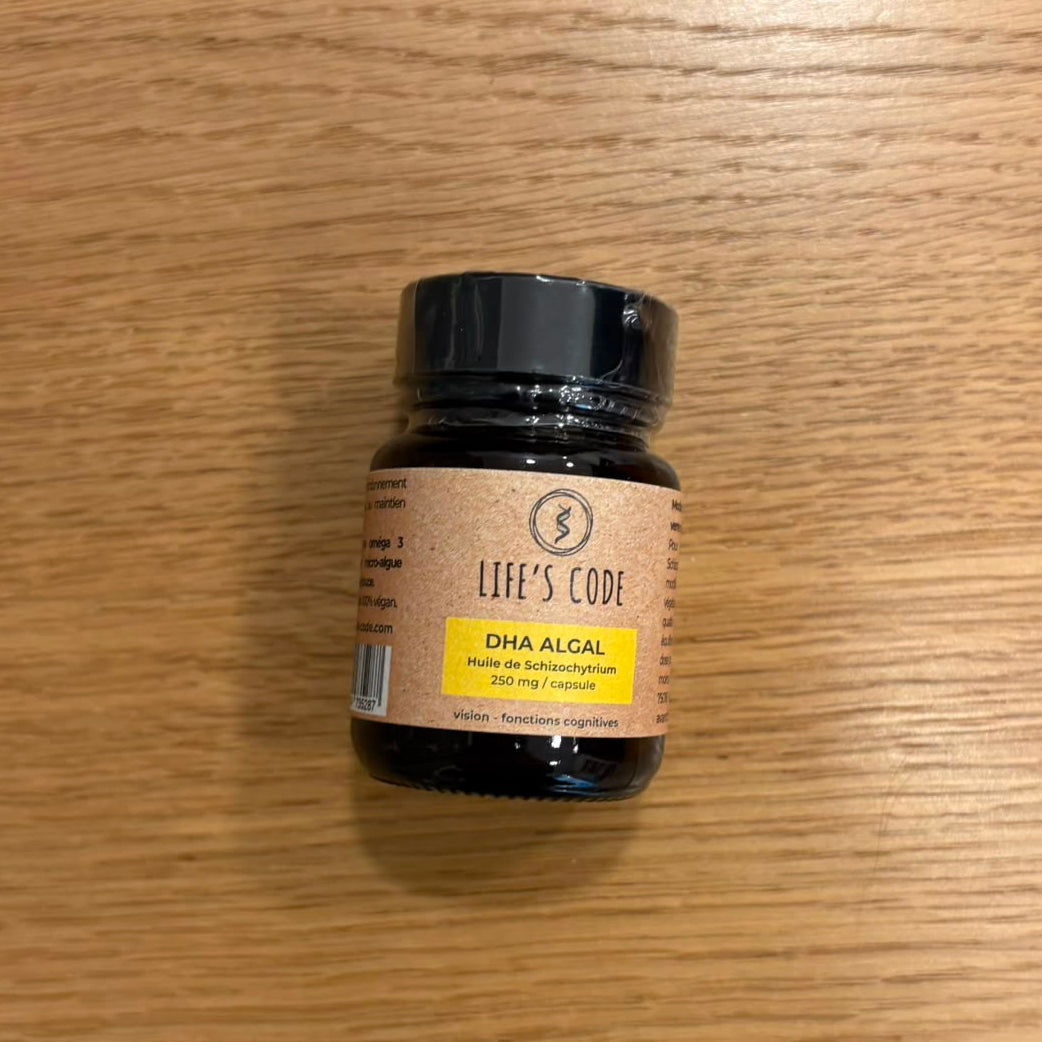 Oméga 3 DHA Life's Code en capsules - cerveau et vision - Herboricare