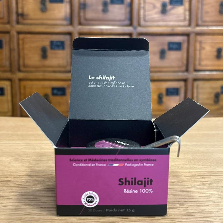shilajit en résine