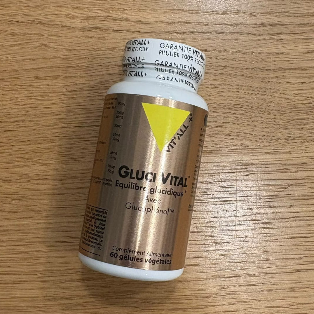 Gluci Vital VIT'ALL+ — composition équilibre glucidique, 60 gélules