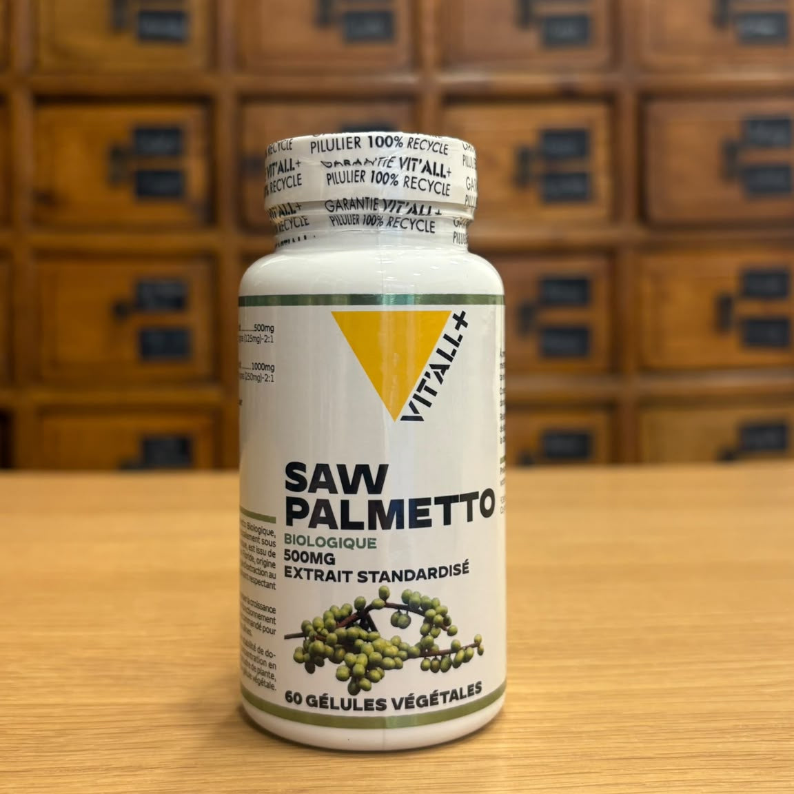 Saw Palmetto BIO 500 mg VIT'ALL+, 60 gélules