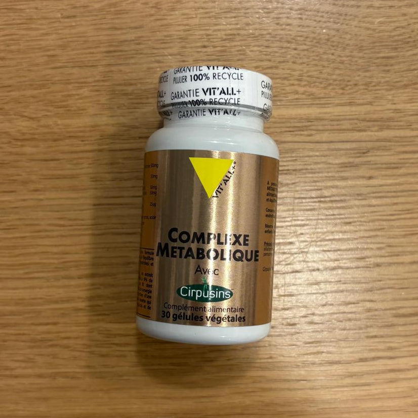 Complexe Métabolique Cirpusins VIT'ALL+ — composition, 30 gélules