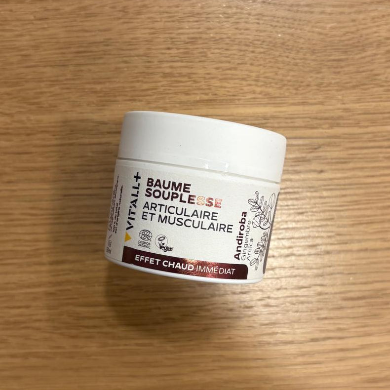 Baume articulaire et musculaire effet réchauffant VIT'ALL+, 50 ml