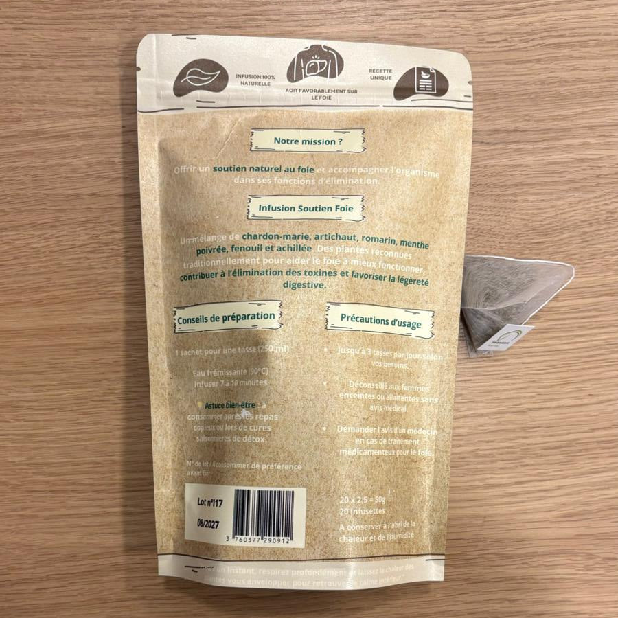 infusion détox foie naturel 