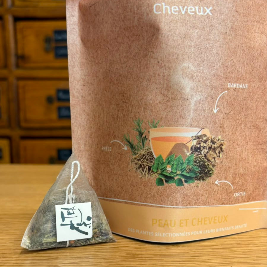 Infusion Peau & Cheveux Herboricare - tisane beauté au naturel