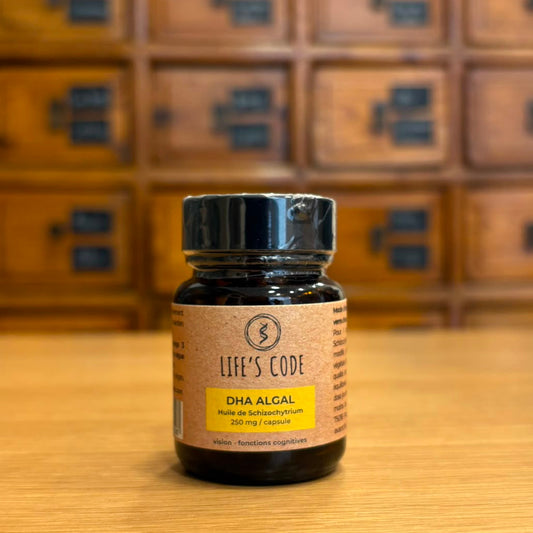 Oméga 3 DHA Algal végan Life's Code 30 capsules - Herboricare Cannes