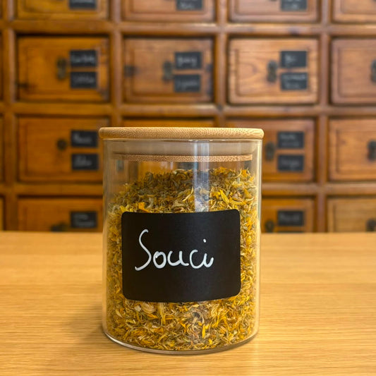 Souci officinal (calendula) fleurs séchées en vrac - Herboricare Cannes