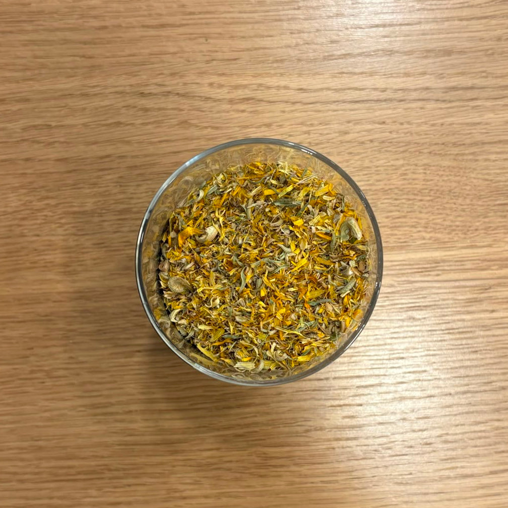 Fleurs de souci calendula séchées pour infusion et bien-être de la peau