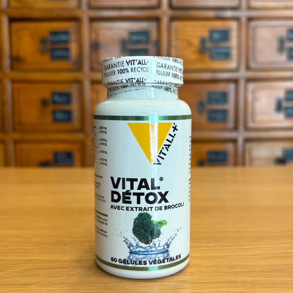 Vital Détox Vit'all+ 60 gélules - complément détox Herboricare Cannes