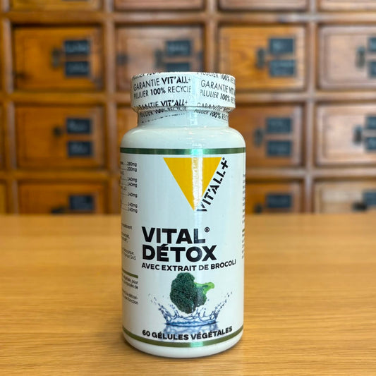 Vital Détox Vit'all+ 60 gélules - complément détox Herboricare Cannes